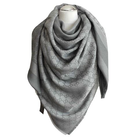 gucci light grey scarf|Gucci Scarves, Silks, Stoles & Shawls for Women .